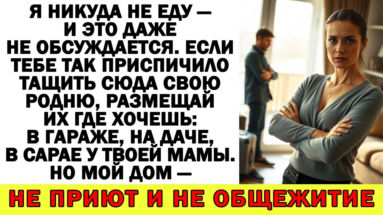 Раз тебя бесит родня — езжай к маме! Свалить? Чтобы они превратили мой дом в помойку?