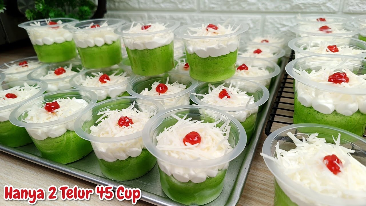 OMSET JUALAN MENINGKAT DENGAN 2 TELUR HASIL 45 CUP DIJAMIN DEH ENAK LEMBUT SUPER EKONOMIS