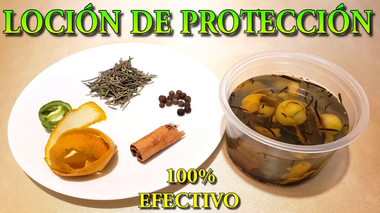 LOCI&Oacute;N DE PROTECCI&Oacute;N CASERA 100% EFECTIVA Receta De Vidente  Receta Secreta Loci&oacute;n Esot&eacute;rica Casera