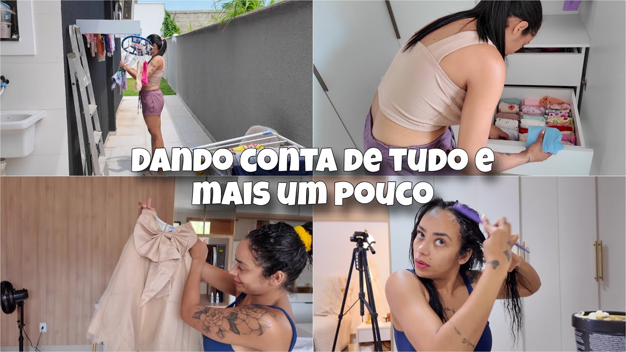 COLOCANDO A VIDA EM ORDEM | RETOQUEI A PROGRESSIVA EM CASA | CHEGOU OS VESTIDOS DA FESTA 