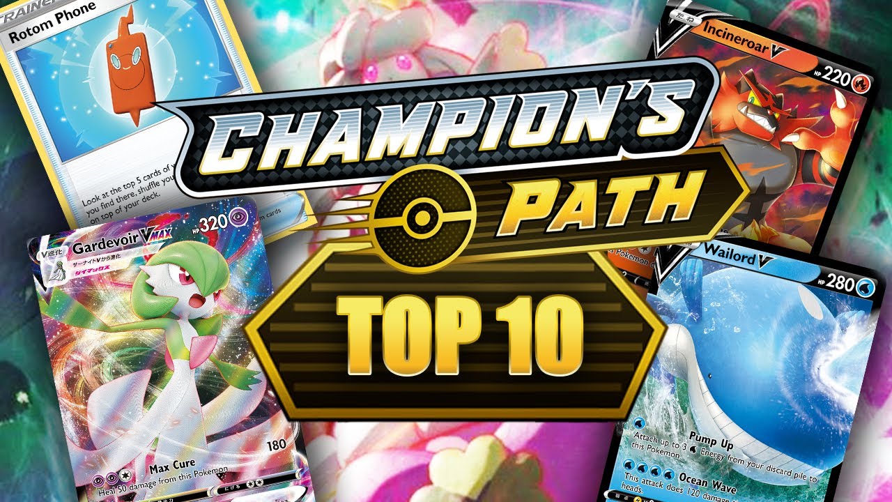 TOP 10 BEST POKEMON CARDS FROM CHAMPION'S PATH (Set Review)