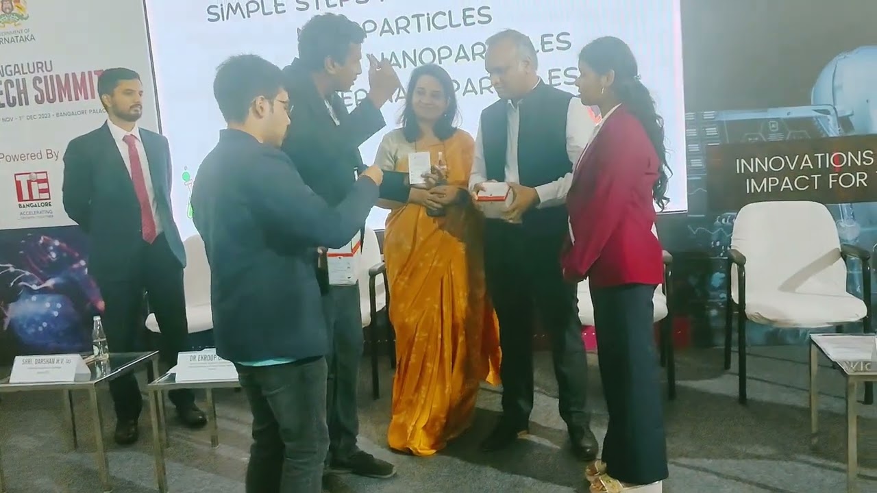 Official launch of NanoEdukit done by IT BT Minister Priyank Kharge sir at Bengaluru Tech Summit2023