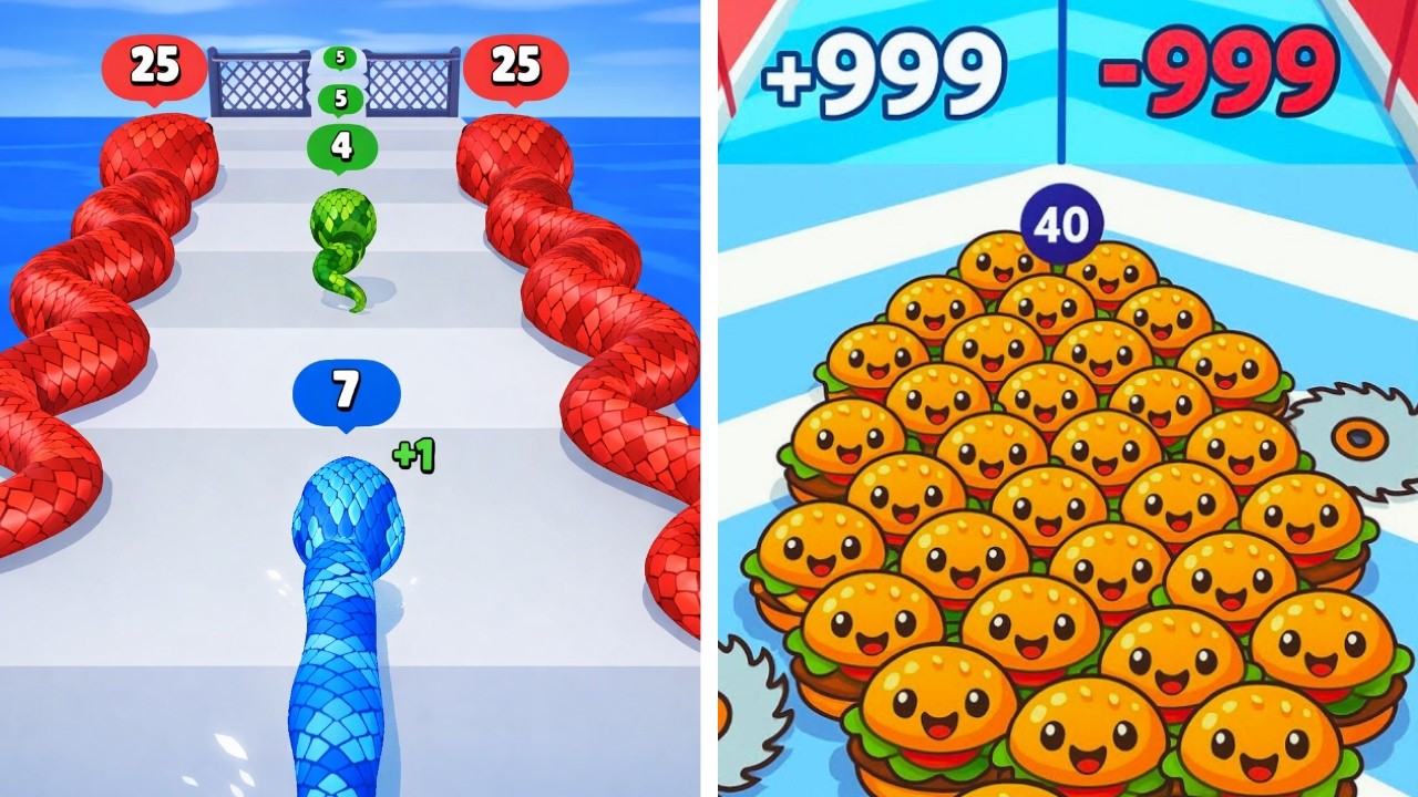 Max Level Unlock! 💎 Count Masters Vs Food Run | God Mode & Insane Crowd Evolution Walkthrough!