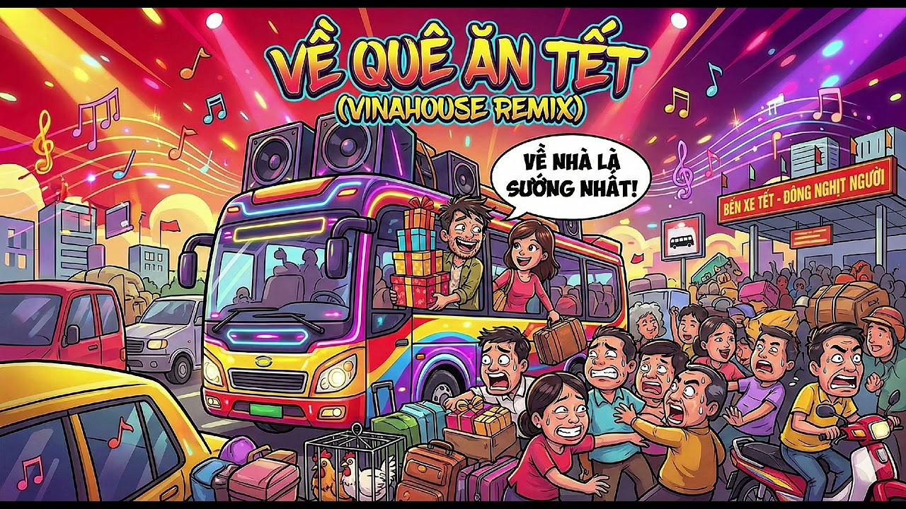 Về Nhà Là Sướng Nhất (Vinahouse Remix 2026) - Nhạc Tết Cực Căng Cho Hội Bến Xe 🚌💨