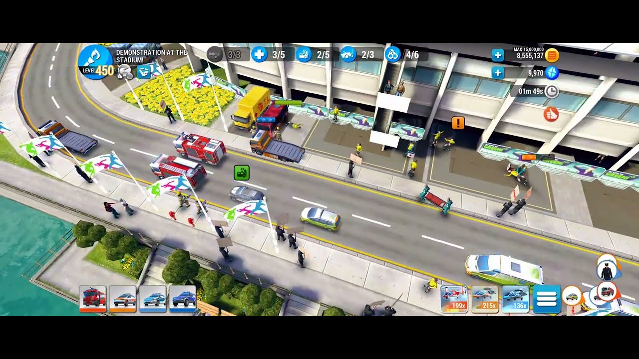 EMHQ - Demonstration at the Stadium! - Summer festival #emergencyhq