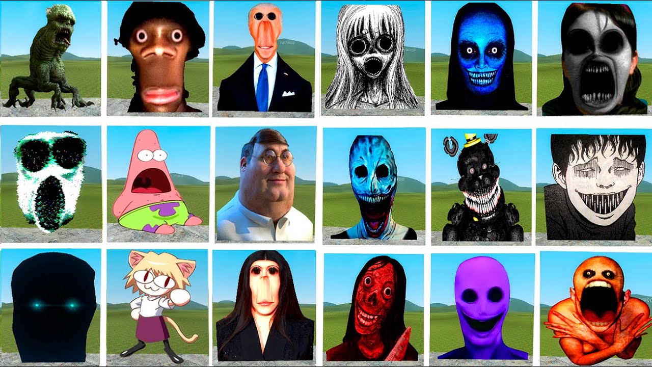 ULTIMATE NEXTBOTS PACK VS HORROR FAMILY \ Nextbots \ Gmod! Garry's Mod! \ Sandbox