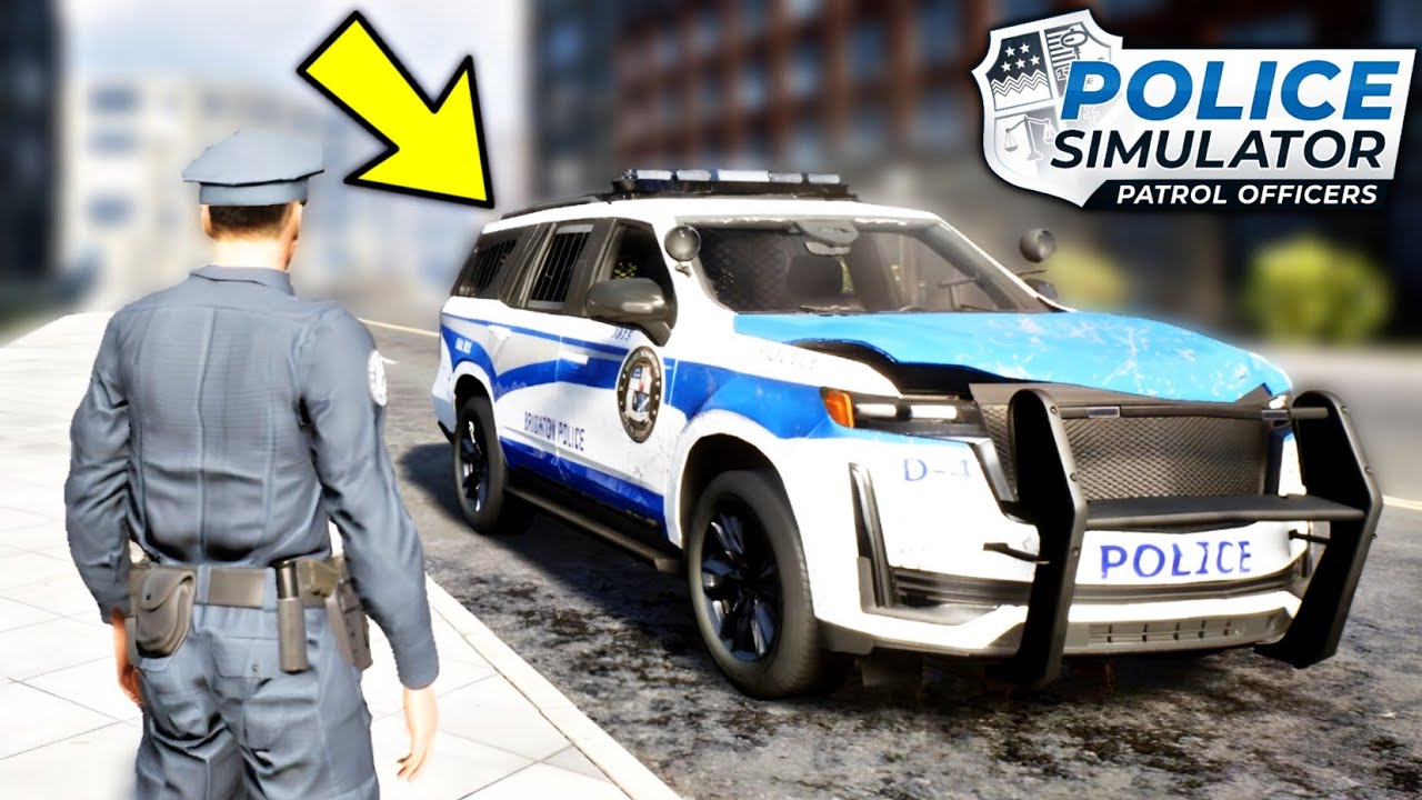 CAUSEI UM ACIDENTE e DESTRUÍ A VIATURA MAIS INSANA! - Police Simulator: Patrol Officers