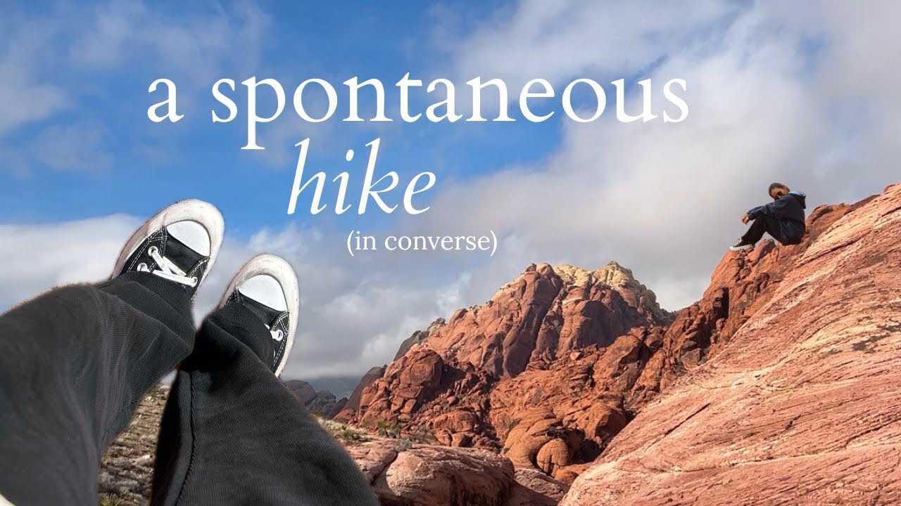 hiking the red rock canyon in converse