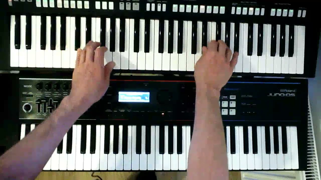 Helena Vondráčková - Dlouhá noc LIVE keyboard instrumental cover