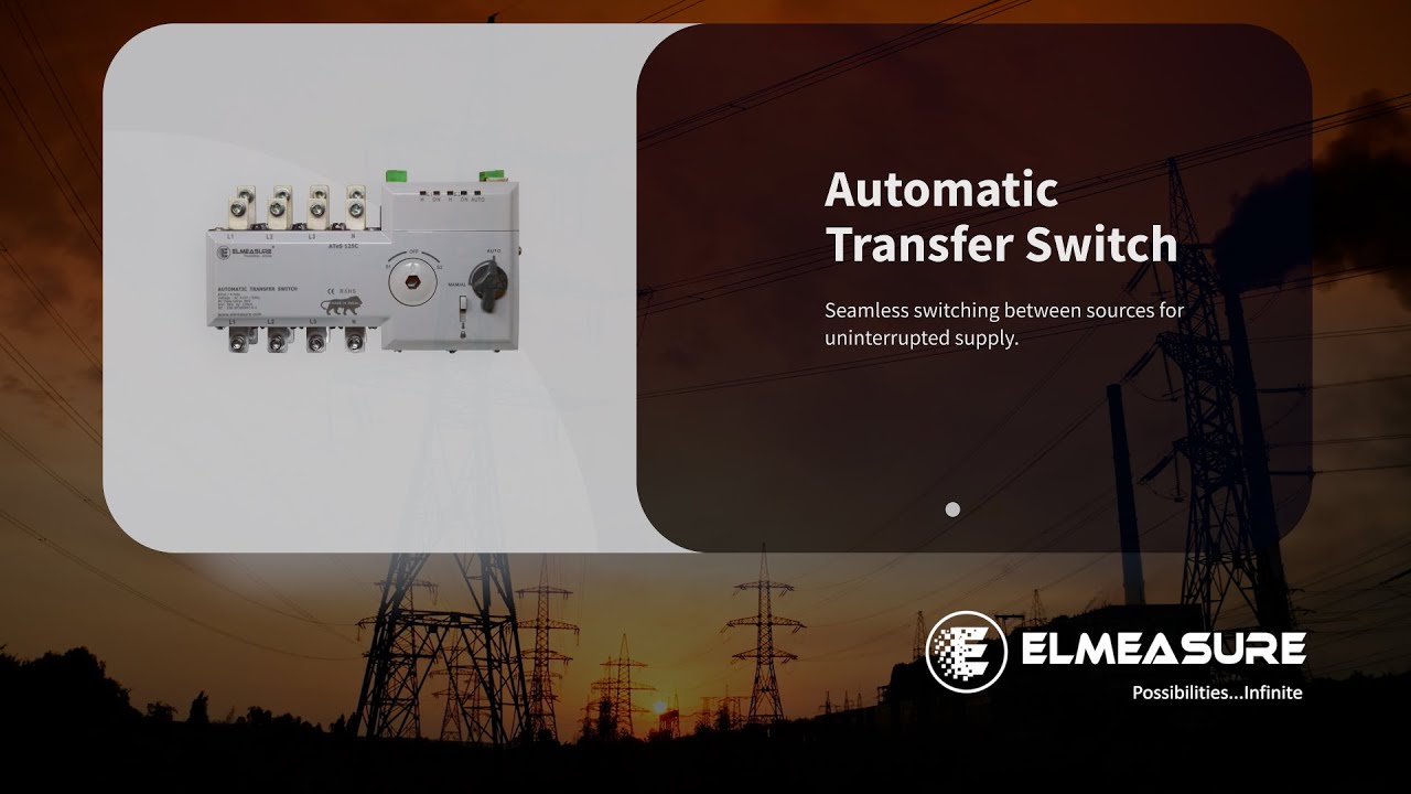 Functions of Automatic Transfer Switch - ELMEASURE ATS