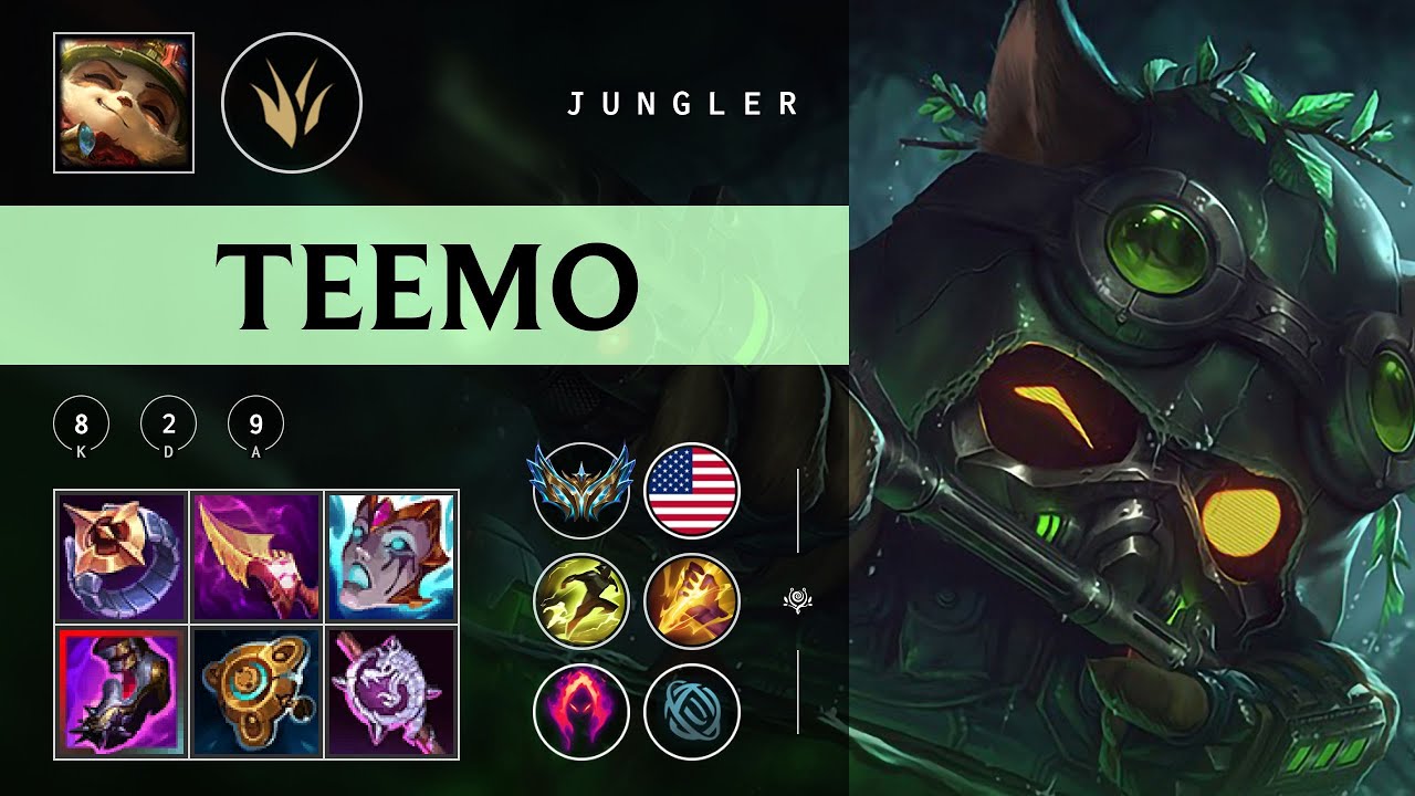 Teemo Jungle vs Nunu & Willump - NA Challenger Patch 25.24