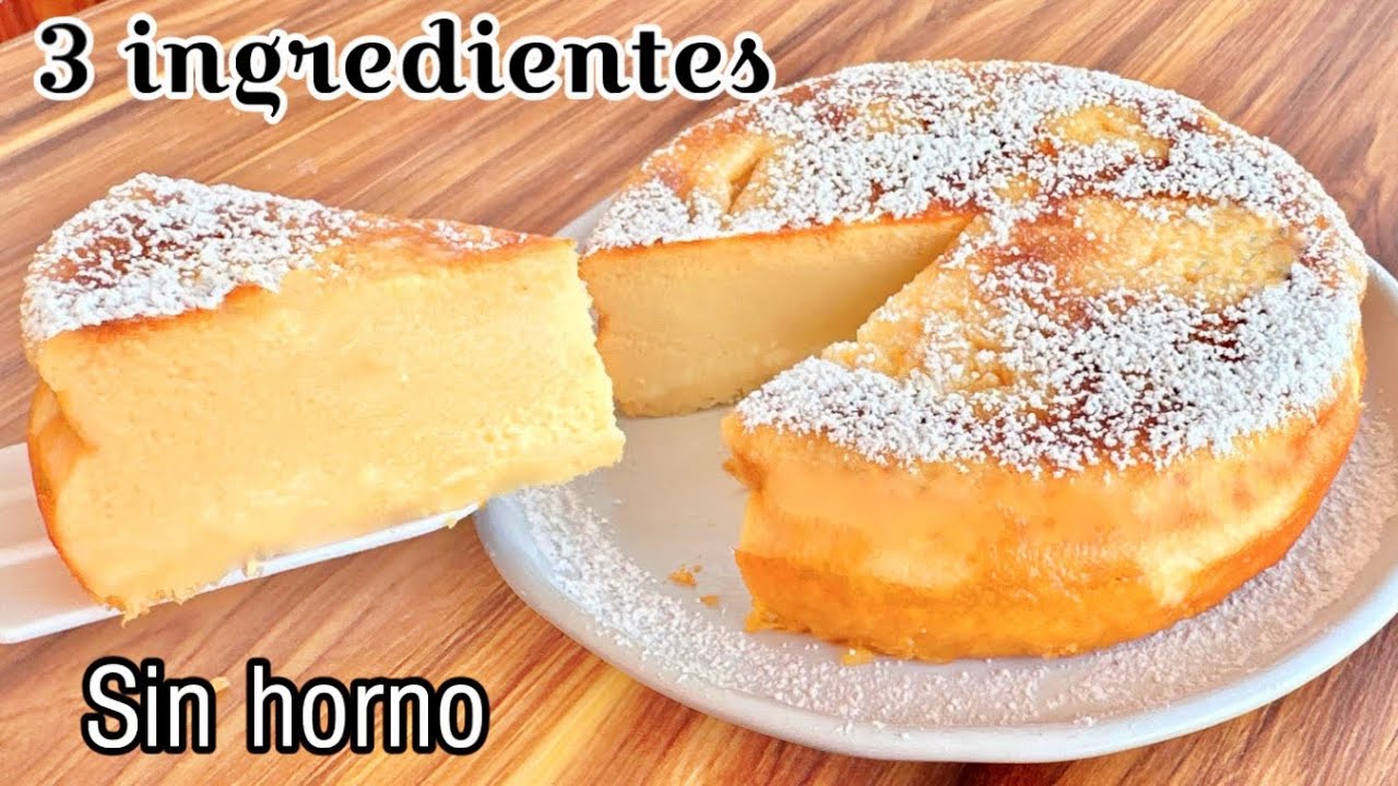 PASTEL DE QUESO SIN HORNO!!! (Solo 3 ingredientes) 