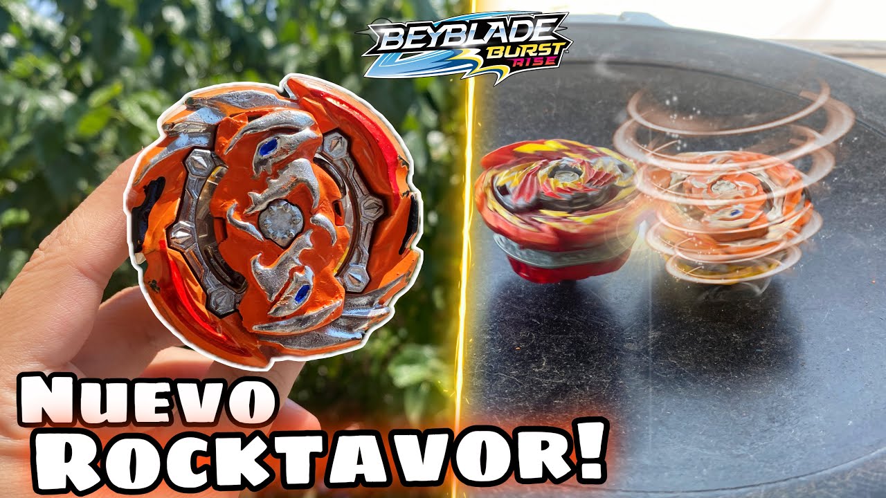 HICE UN *NUEVO* ROCKTAVOR DE BEYBLADE BURST RISE Y ME DEJO SIN PALABRAS #beybladeburst #beyblade