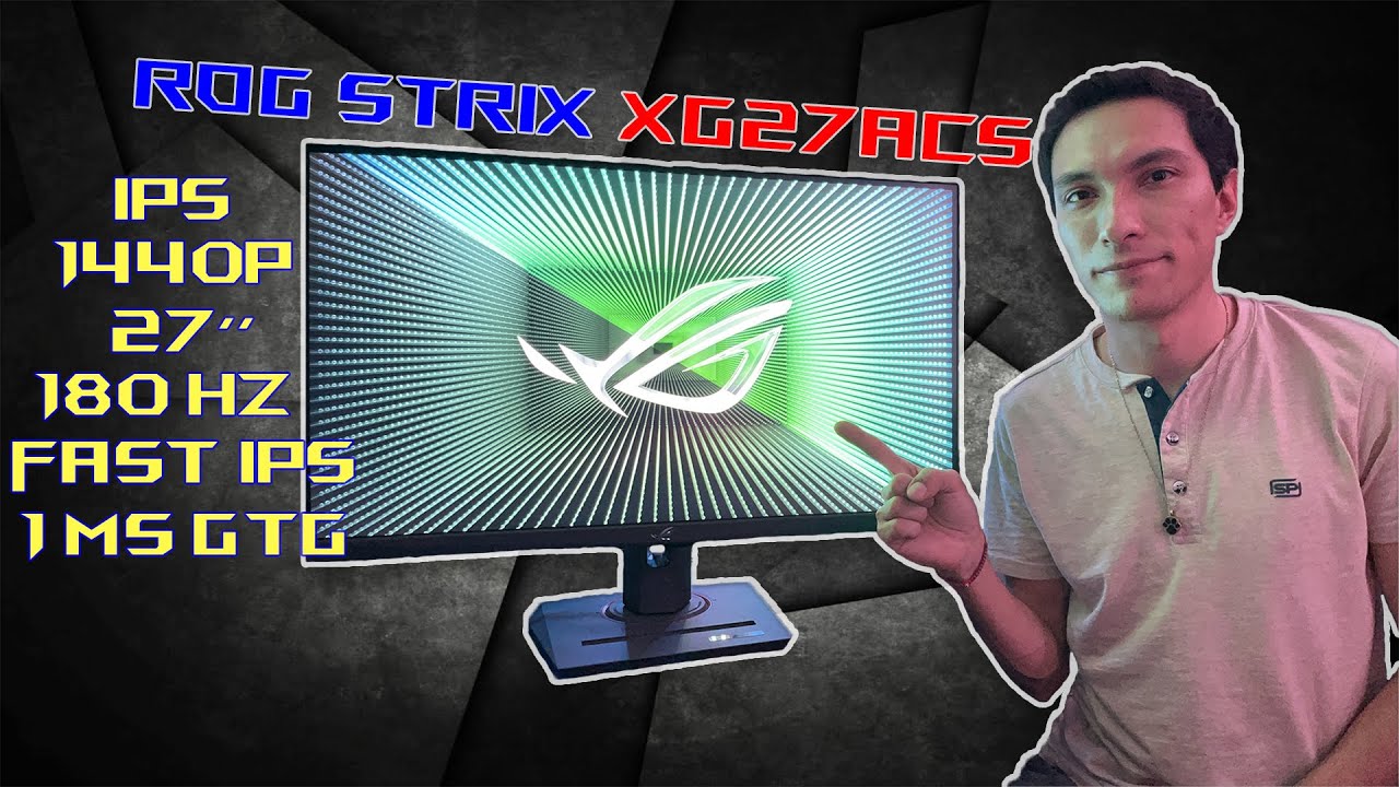 De los mejores monitores GAMING IPS para 1440p a 180Hz | Monitor ASUS ROG Strix XG27ACS Review 🖥️
