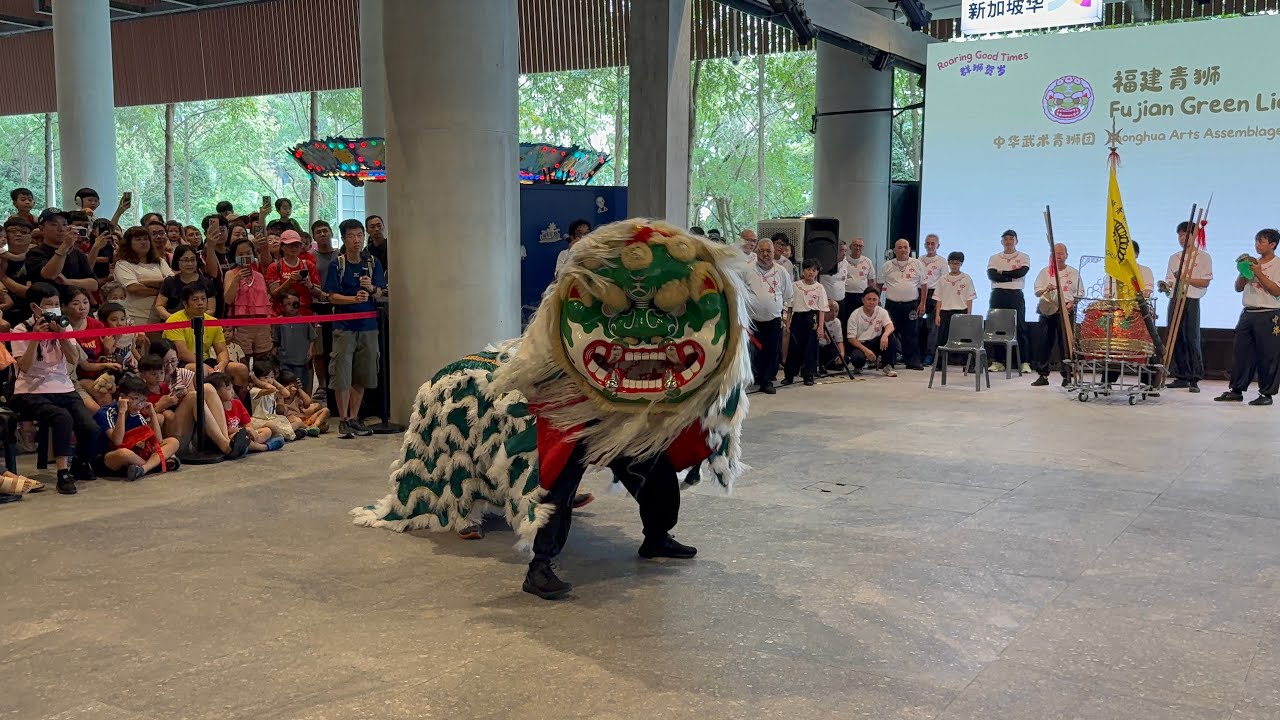 中华青狮武术团 Zhonghua Green Lion Dance Performance at SCCC 31 January 2026