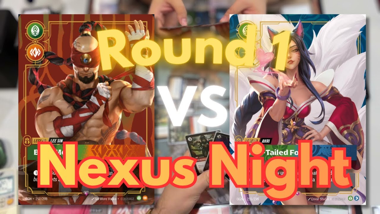 Lee Sin VS Ahri - Riftbound Nexus Night Tournament (Round 1)