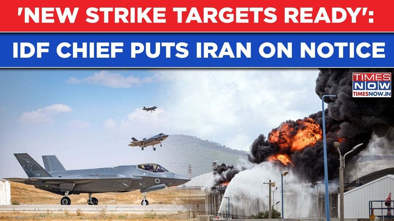 IDF Fighter Jets On Runway As Israel Puts Iran On Notice| Warning For IRGC -  'Strike Targets Ready'