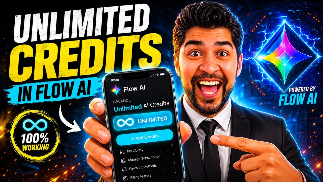 🔥Now get Google Flow Unlimited Credits FREE | Flow AI credits problem solved.