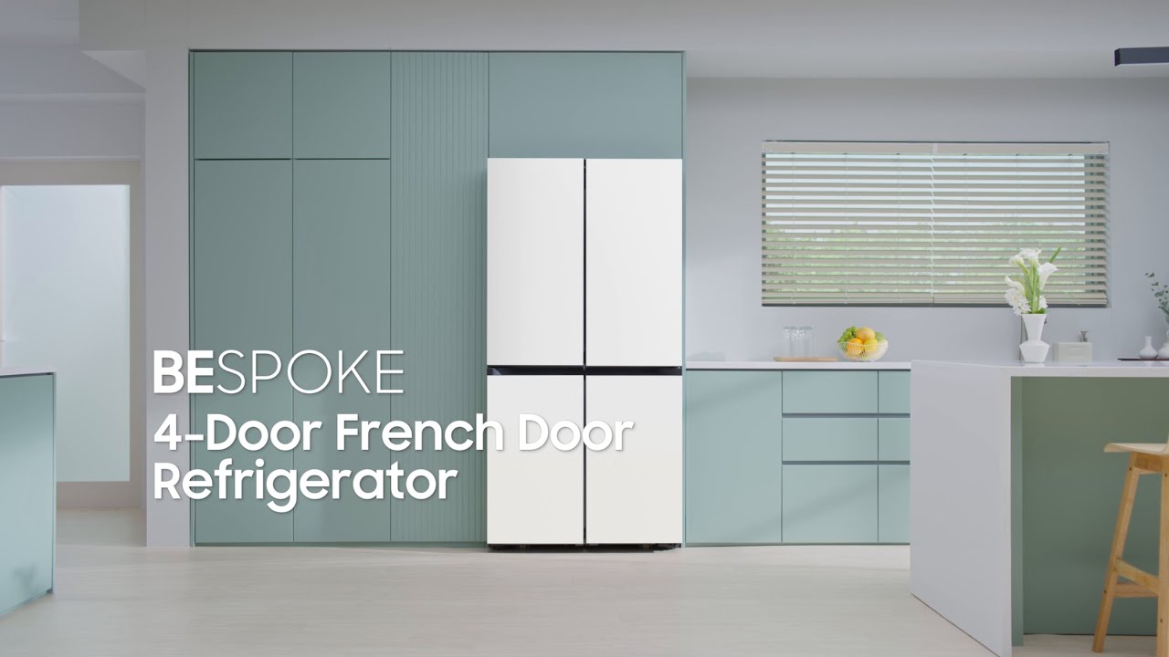 Bespoke 4-Door Refrigerator with Beverage Center™ | Samsung