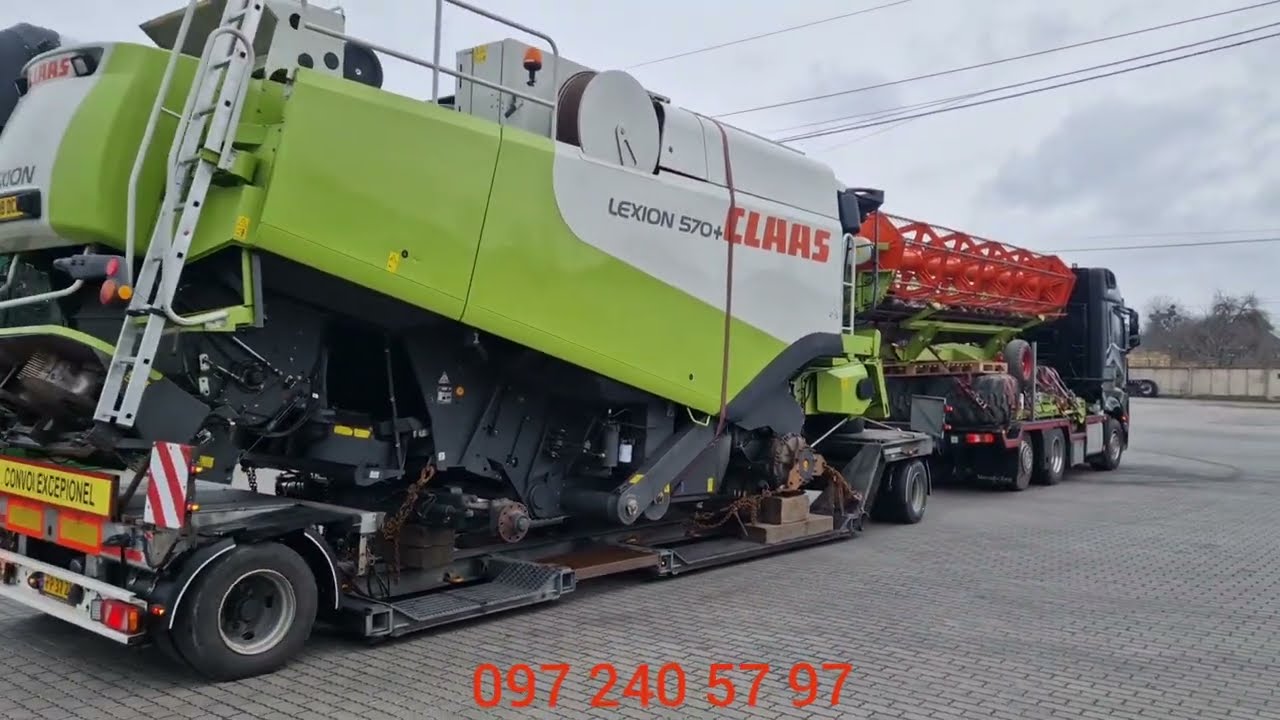 Завозимо свіжого Claas Lexion