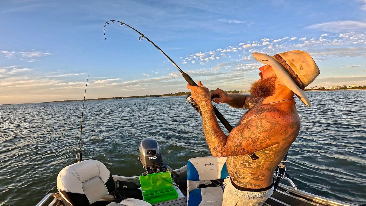 Fishing bribie island and pumping yabbies for bait