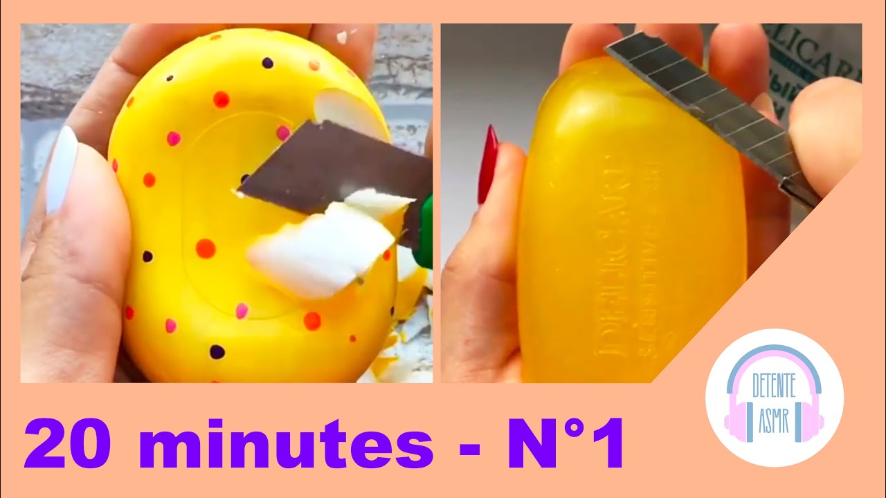20 Minutes - Detente ASMR   Sculpture de savon! Relaxant, satisfaisant et apaisant   N°1