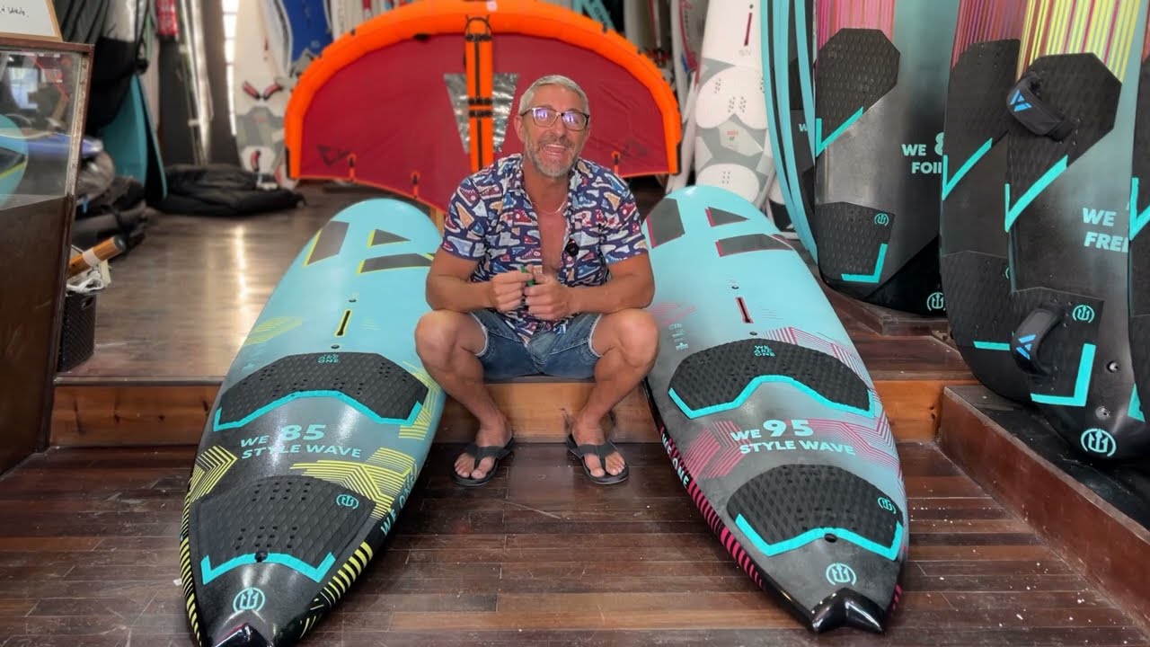 De Freeride a material de viento fuerte en Windsurf