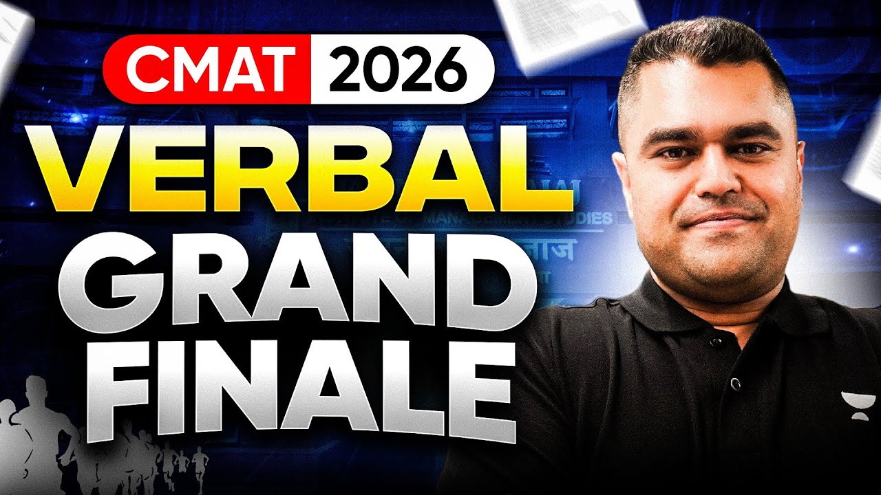 CMAT 2026: The GRAND FINALE Verbal Marathon 🔥 Amit Rohra