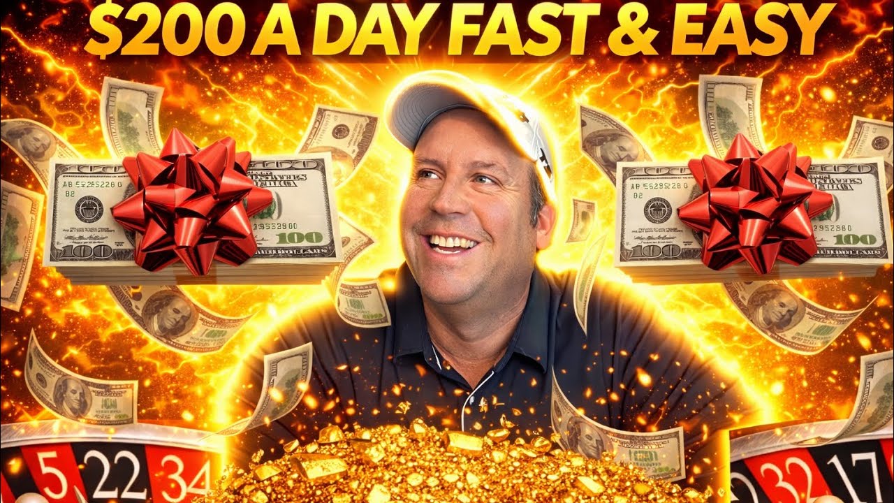 HOW TO WIN $200 PLAYING ROULETTE EVERY DAY (FAST AND EASY)