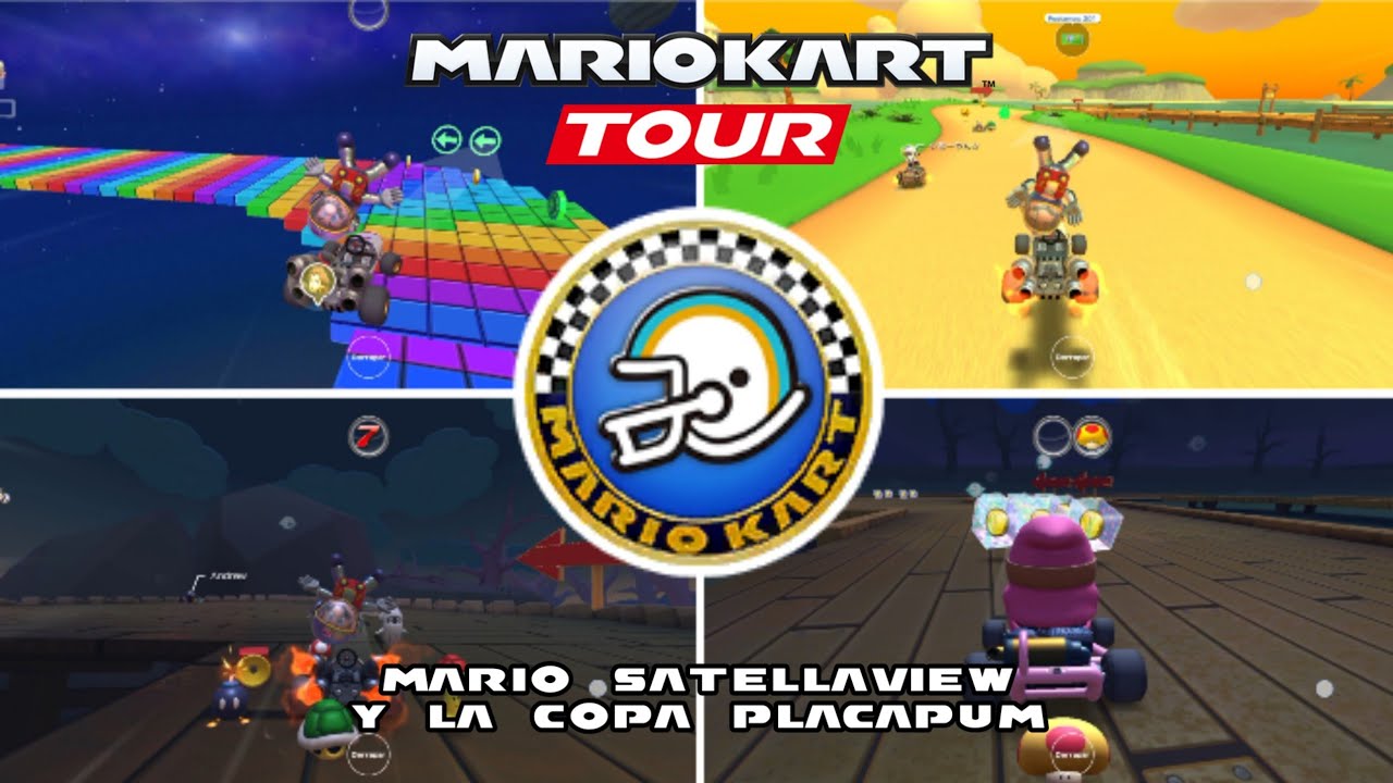 Mario Kart Tour - Mario Satellaview y la Copa Placapum [Canal 8 Gameplays]