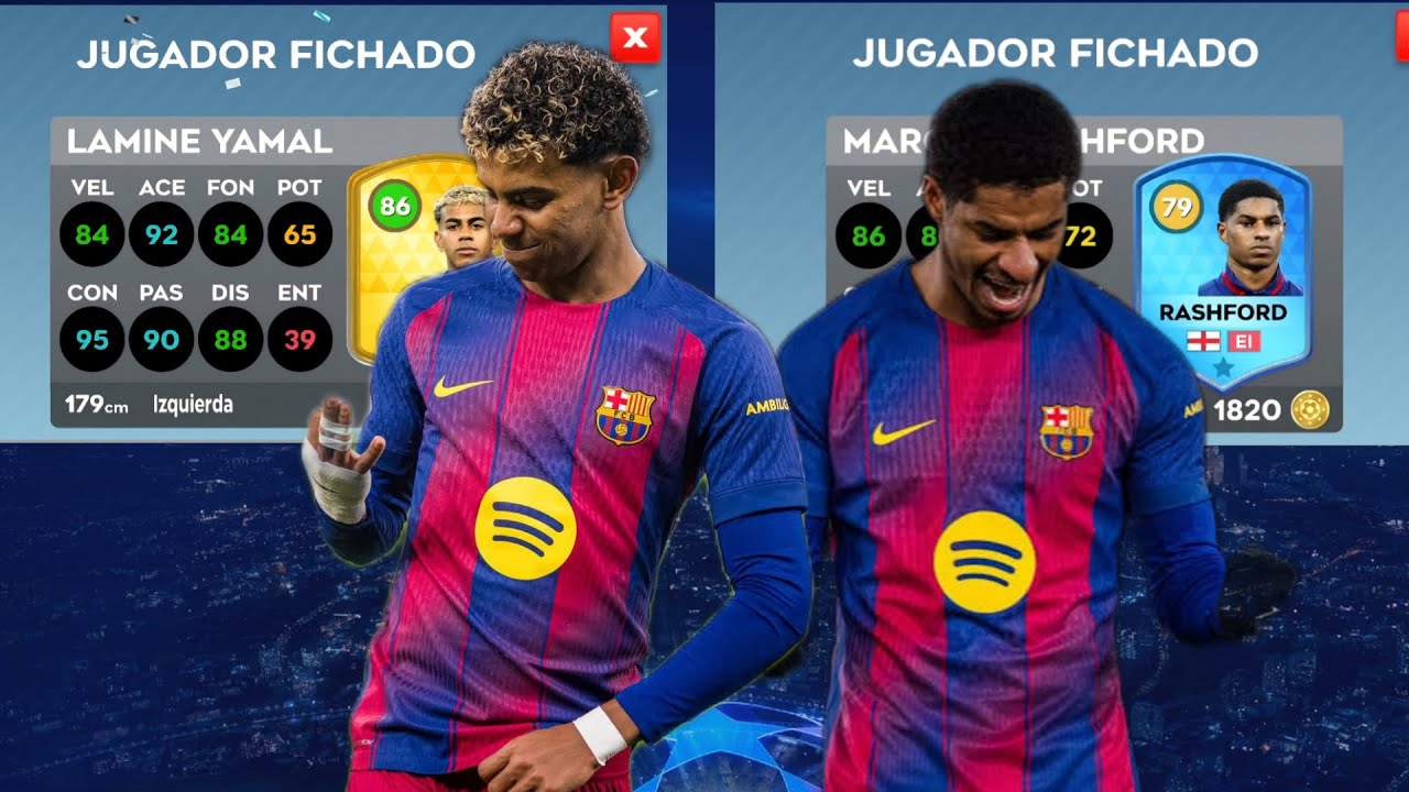 Mejorando a Lamine Yamal y a Marcus Rashford / DLS 26