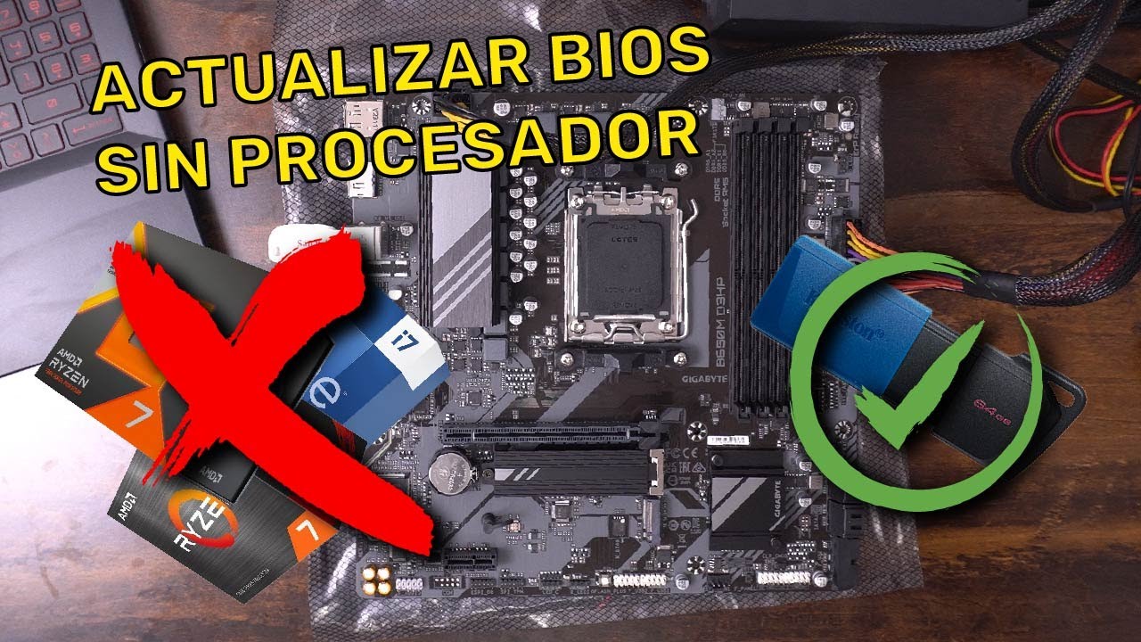 Como actualizar BIOS  placa madre sin procesador - Ryzen 8000G