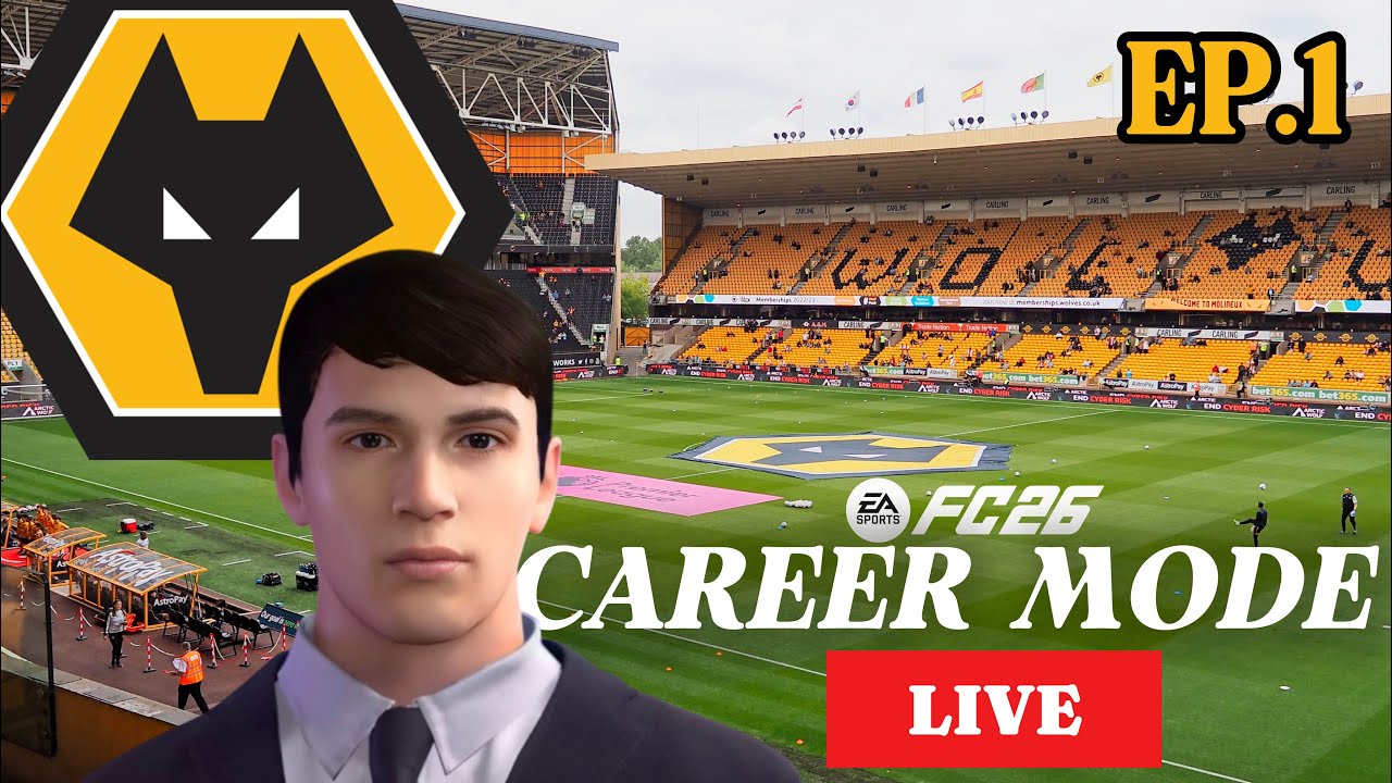 FC26 Wolves Career Mode EP1... 🐺