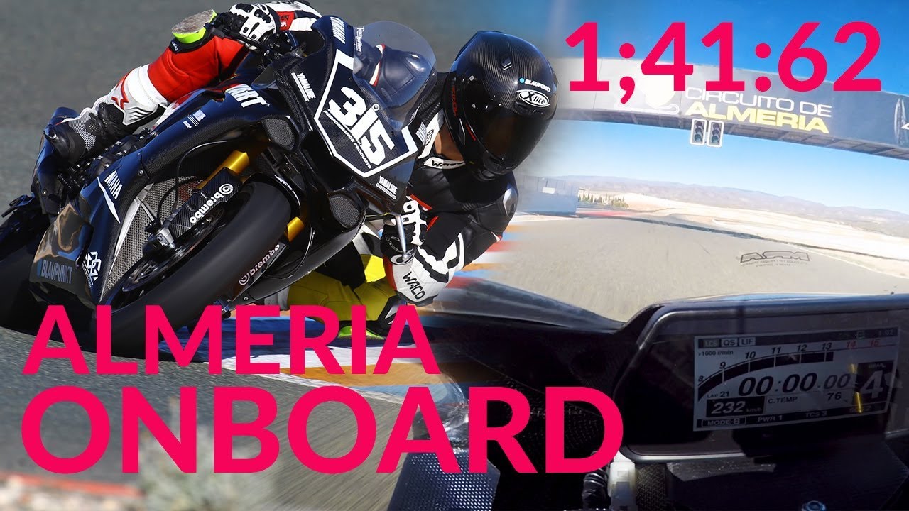 Almeria Onboard Lap - 1;41.62 Yamaha R1 RN49 YART