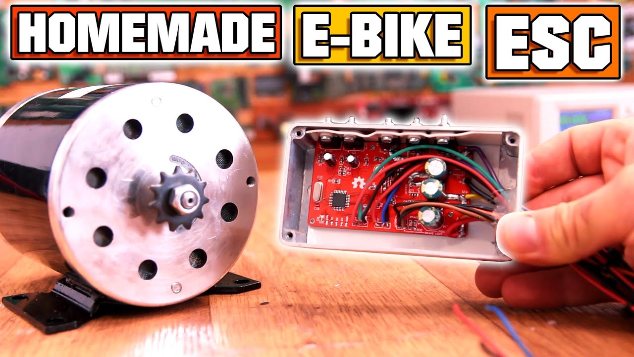 Homemade E-Bike Brushed DC Motor ESC | 36V Speed Controller