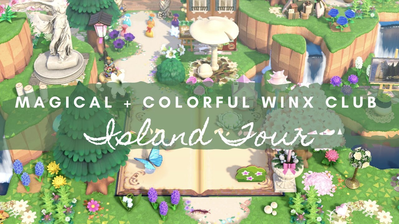 MAGICAL + COLORFUL WINX CLUB ISLAND TOUR | Animal Crossing New Horizons