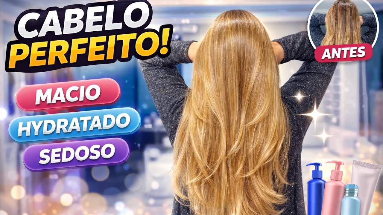 Cabelo de salão em 5 minutos