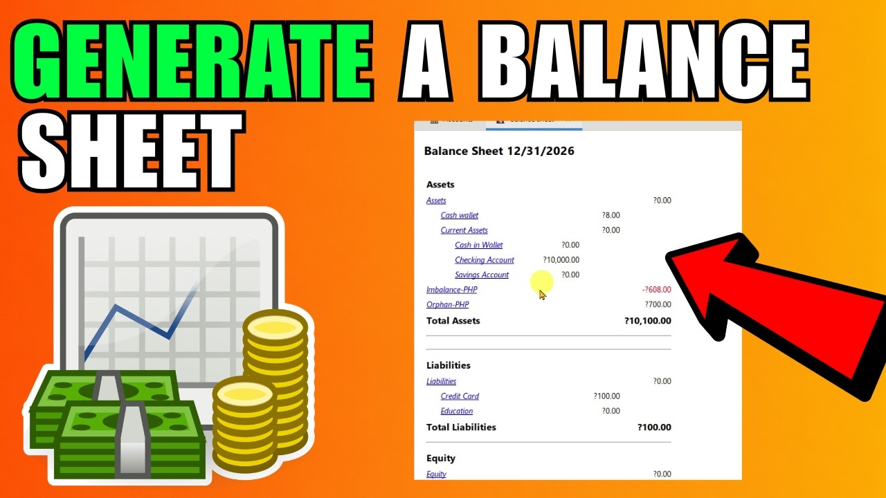 How To Generate A Balance Sheet Report In GnuCash (2026) (Complete Guide)