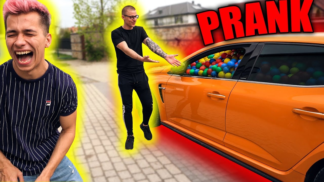AUTO WYPEŁNIONE KOLOROWYMI PIŁKAMI PRANK! (5.000 PIŁEK)