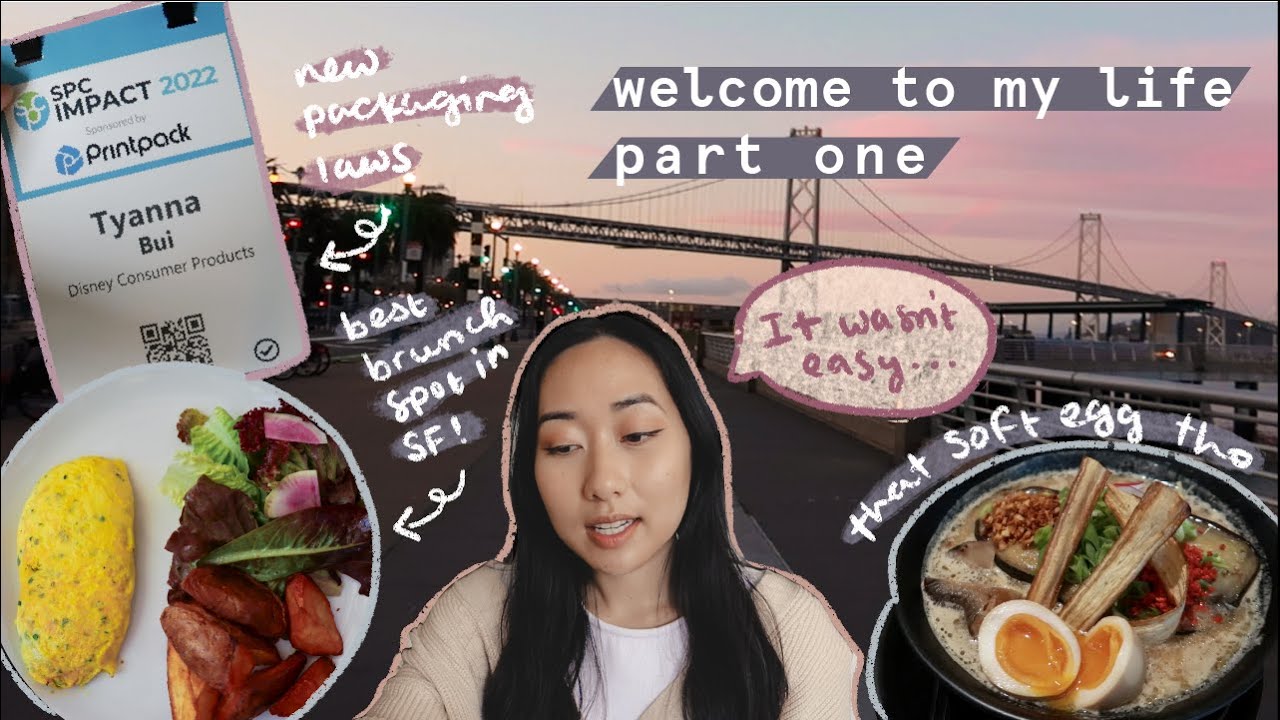 Telling Asian parents I want to do sustainability 😰 Sustainable packaging conference SF 📦 | VLOG 1