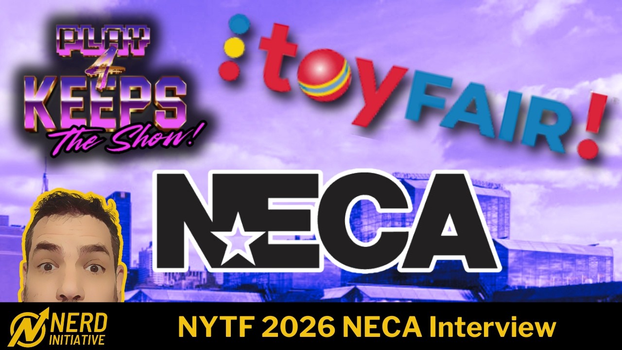Интервью с Тревором из NECA на Нью-Йоркской выставке игрушек 2026 года!