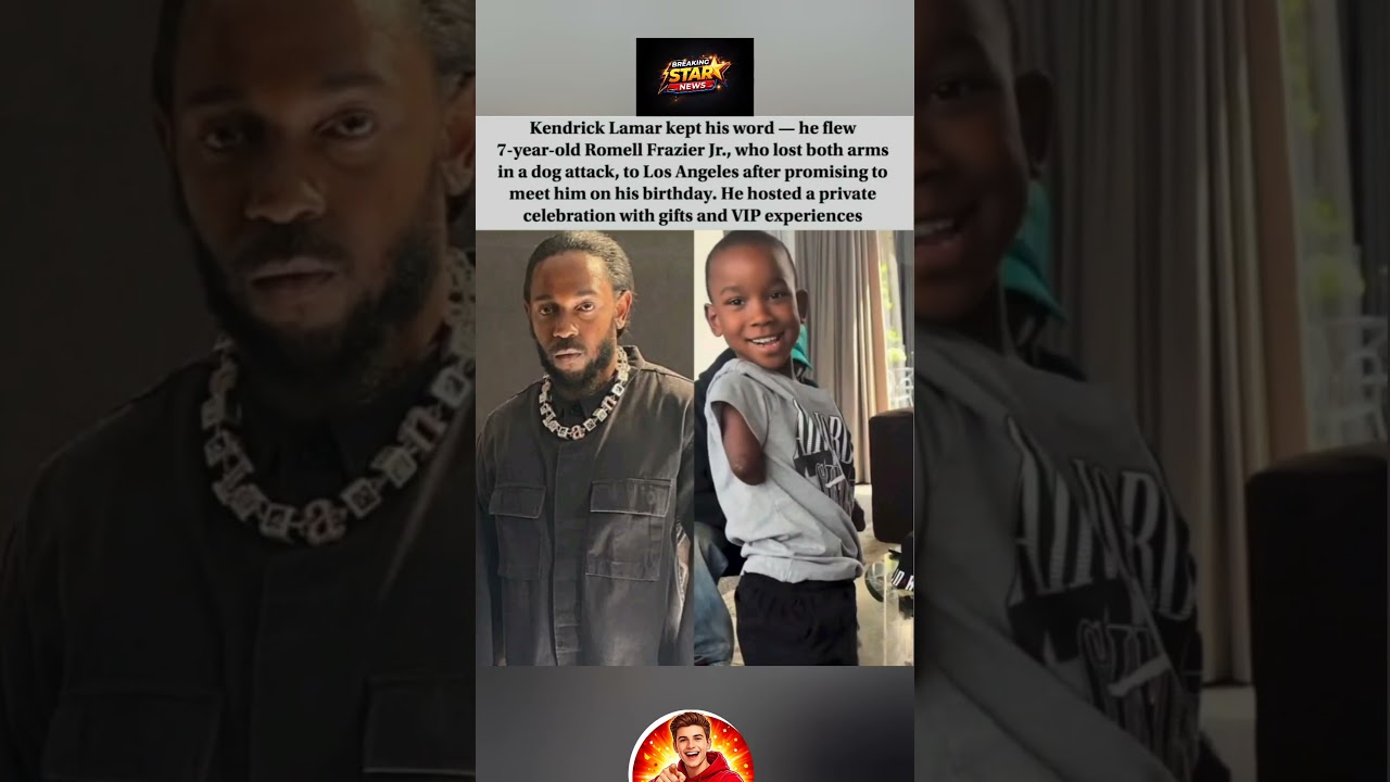 Kendrick Lamar kept his promise to a young fan 😭❤️
