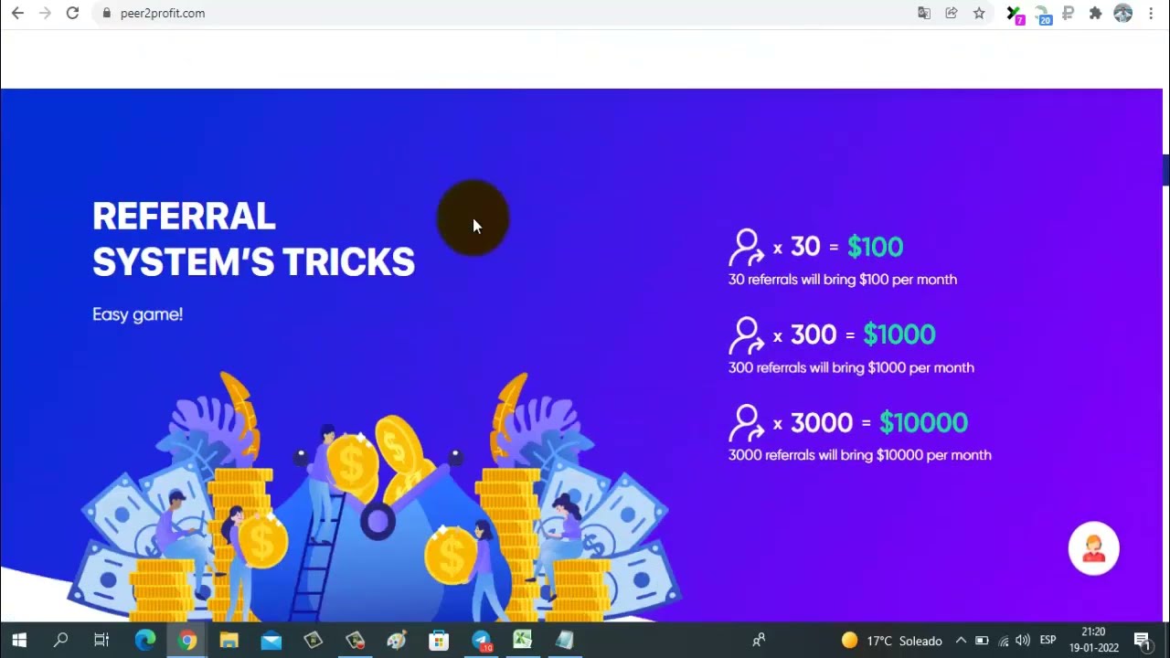 PEER2PROFIT (Gane $200 al Mes) C&oacute;mo Funciona | C&oacute;mo Ganar Dinero por Internet 2022