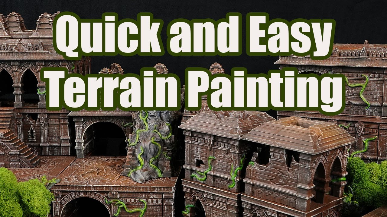 How to Paint 3D Printed Terrain