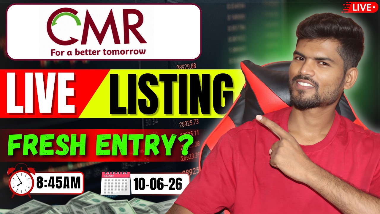 CMR Green IPO Live Listing | Hold or Sell? | Fresh Entry?