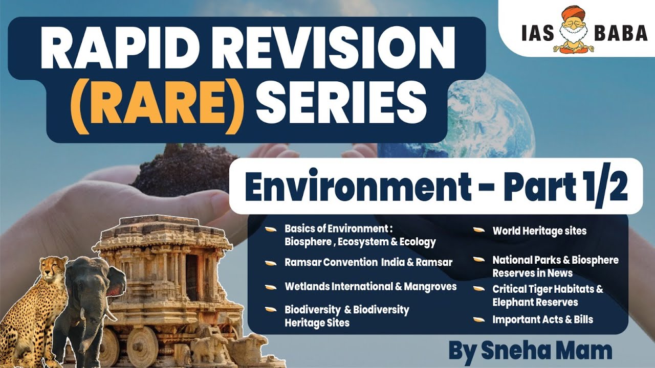 Complete Environment in 11 Hours| Part 1| UPSC PRELIMS 2023
