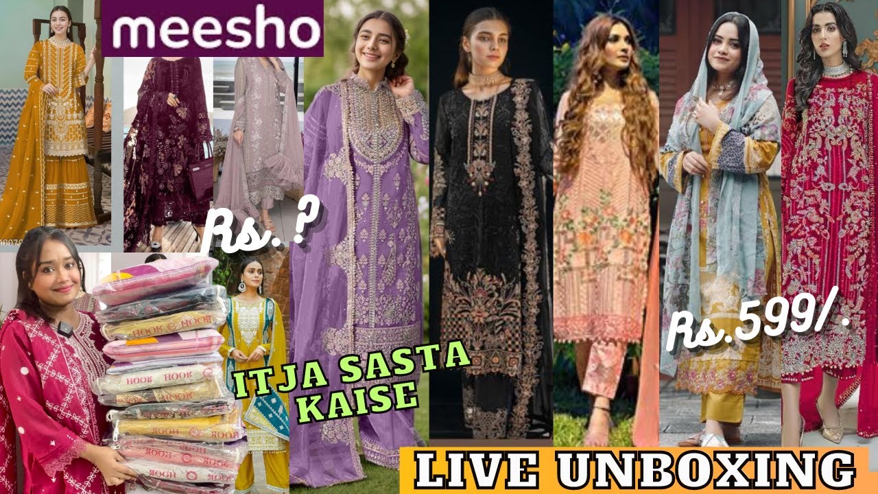 Meesho Huge *Pakistani Suit* Haul 🤭 || Omg 😱इससे अच्छा कभी नहीं मिला 😜 || Start Rs.? |Try-On Haul