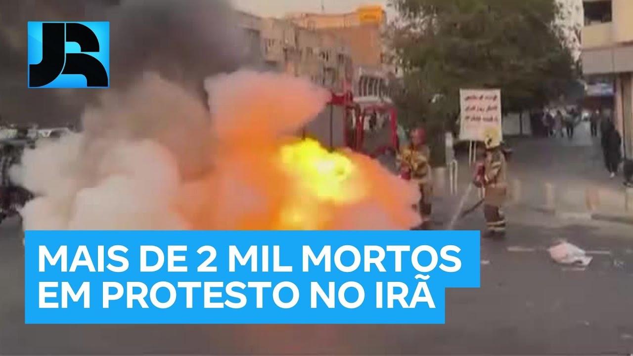 Número de mortos em protestos no Irã passa de 2 mil e acesso à internet está bloqueado no país