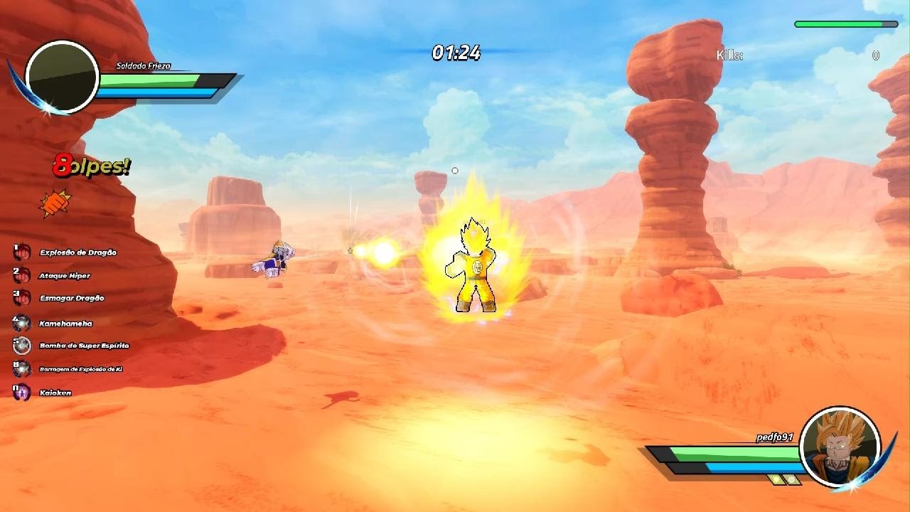 Dragon ball a luta da cidade en ruinas