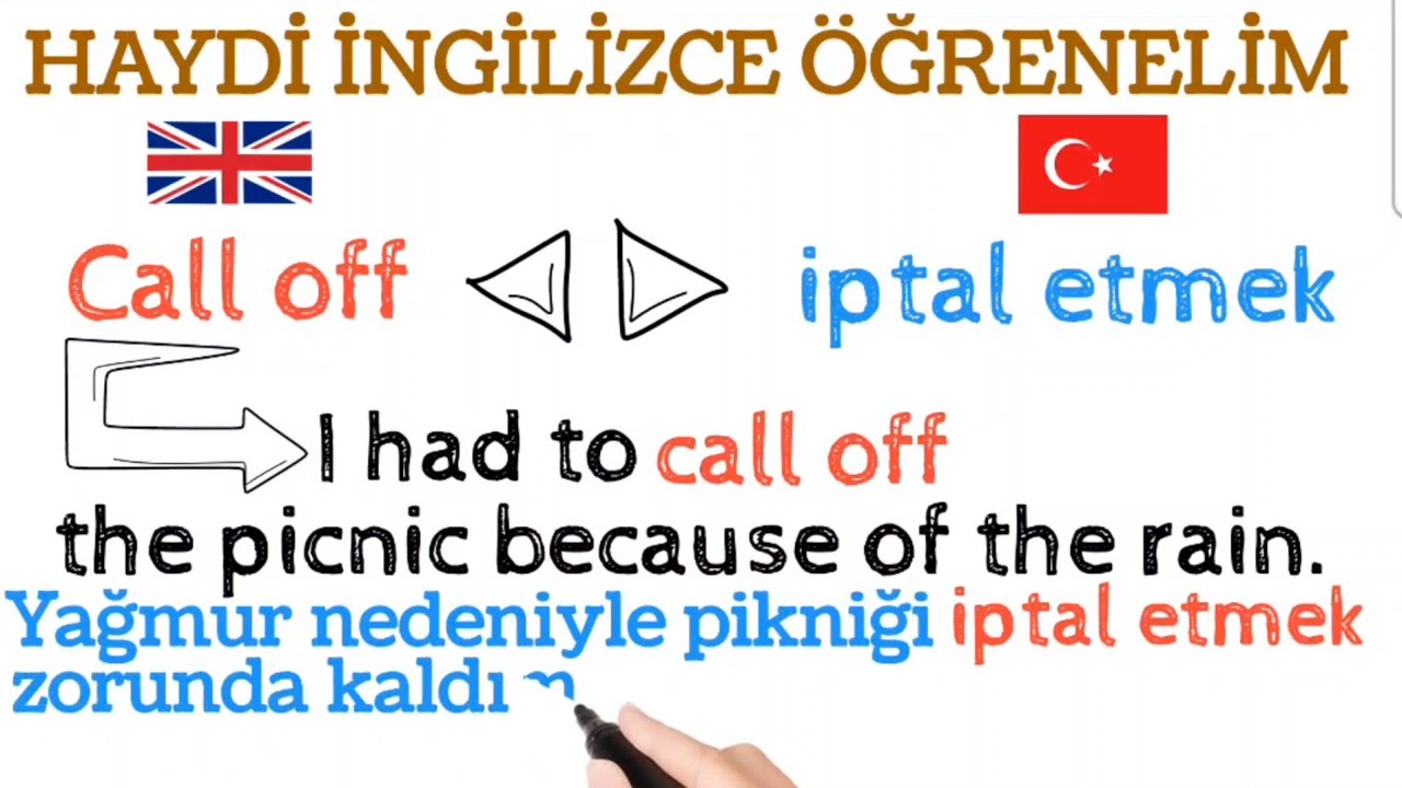 10 dakikada A1 ingilizce öğren,phrasal verbs